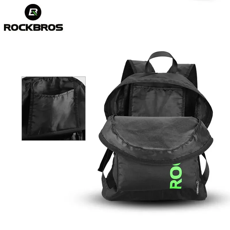 ROCKBROS Portable Rainproof Foldable Sports Backpack for Hiking, Camping, Cycling, and Travel