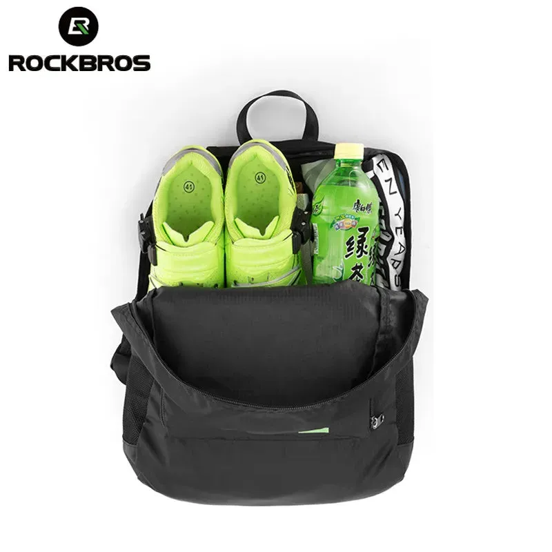 ROCKBROS Portable Rainproof Foldable Sports Backpack for Hiking, Camping, Cycling, and Travel