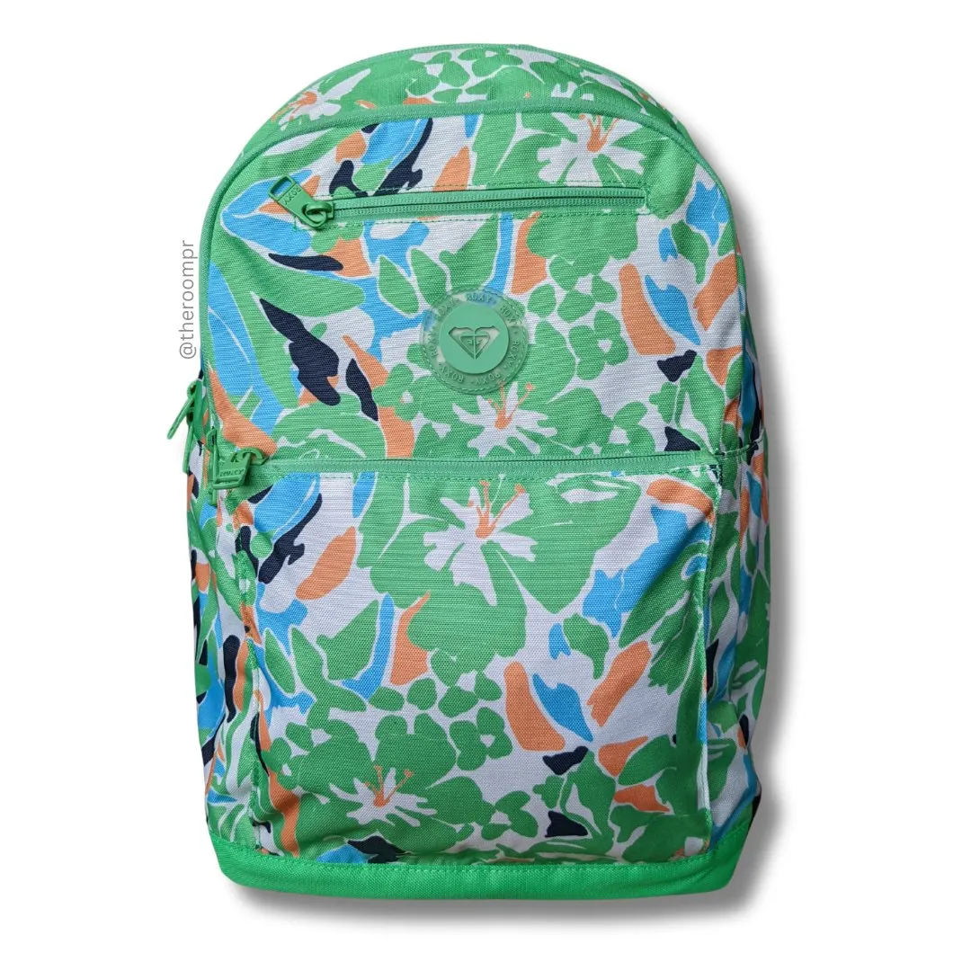 Roxy "Here You Are" Backpack - Green Floral