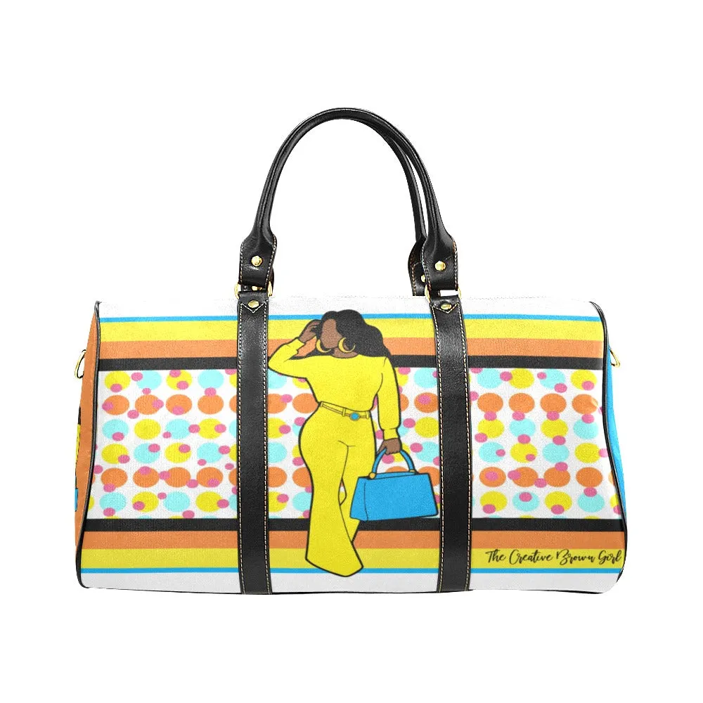 SIGNATURE TCBG BRIGHT LARGE TRAVEL DUFFLE