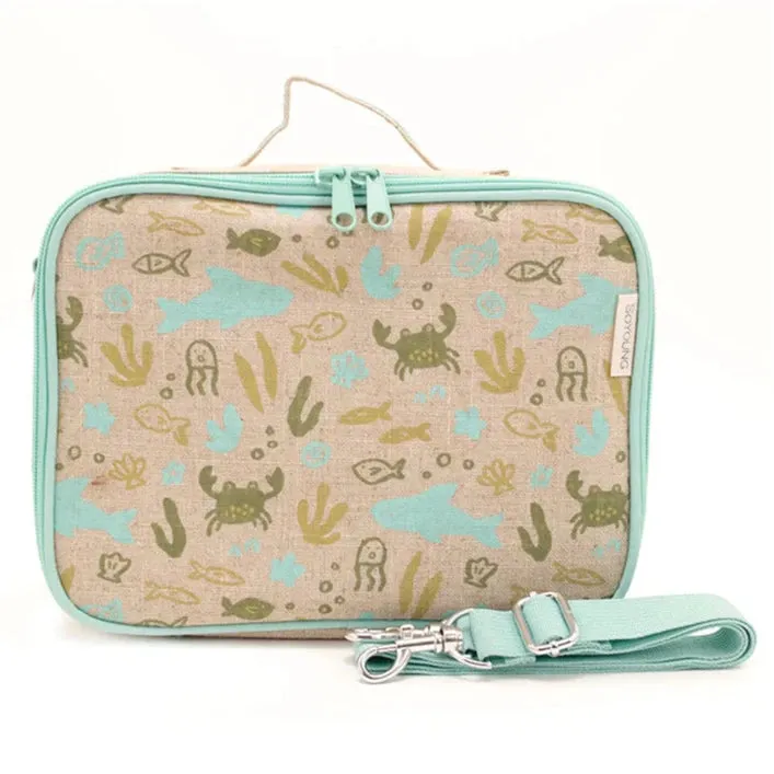 SoYoung Linen Insulated Lunch Box