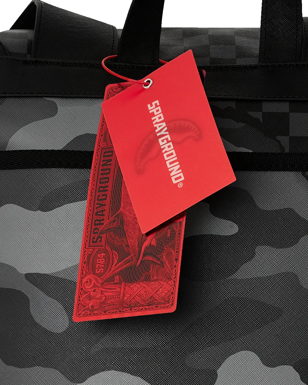 Sprayground Split Up Camo Tear Monte Carlo Backpack