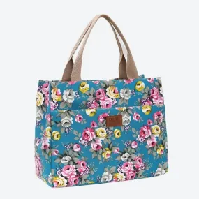 Stylish Floral Print Tote Bags