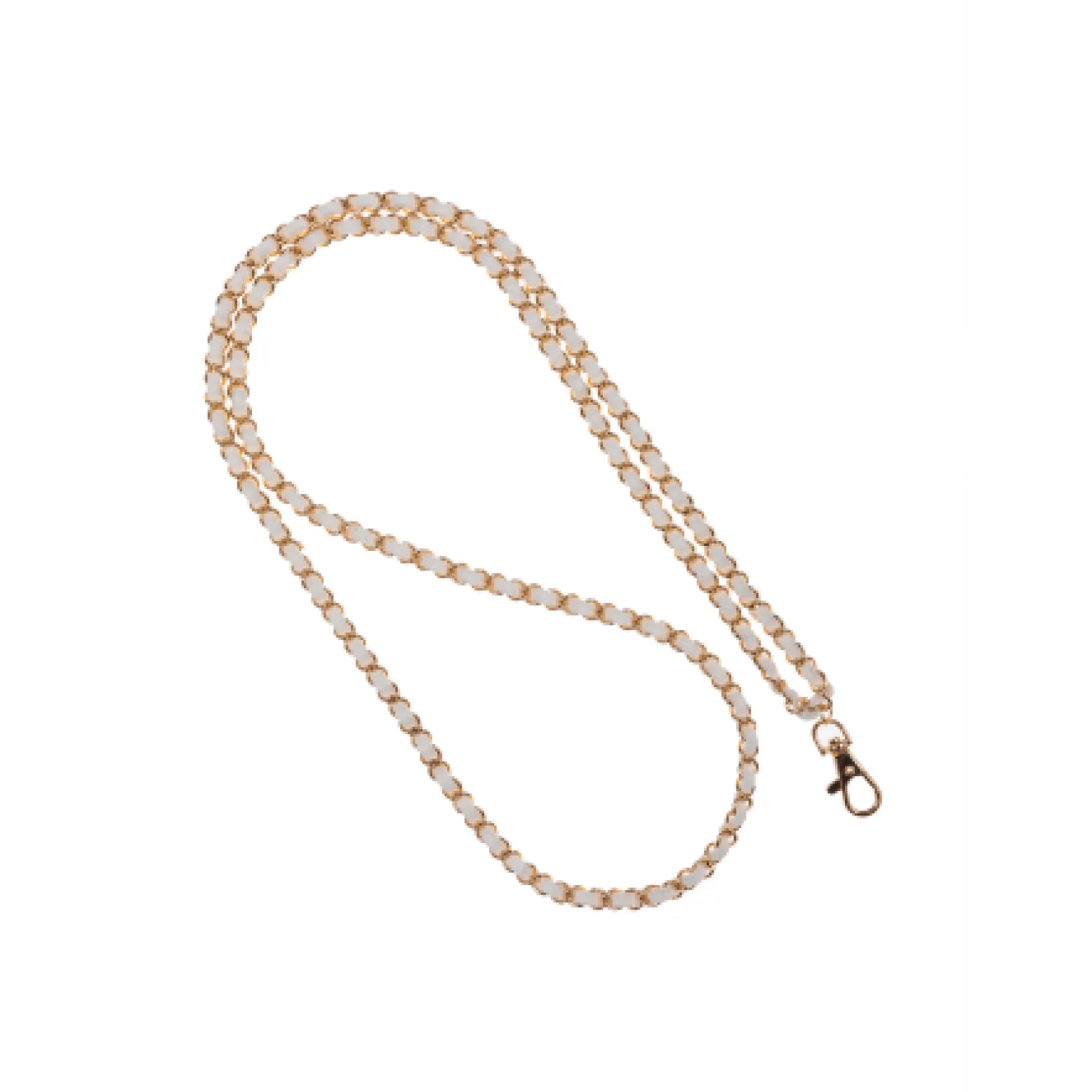 Summer White Gold Crossbody Phone Chain