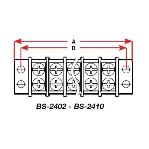 Terminal Block 4 Circuit 30A 600V