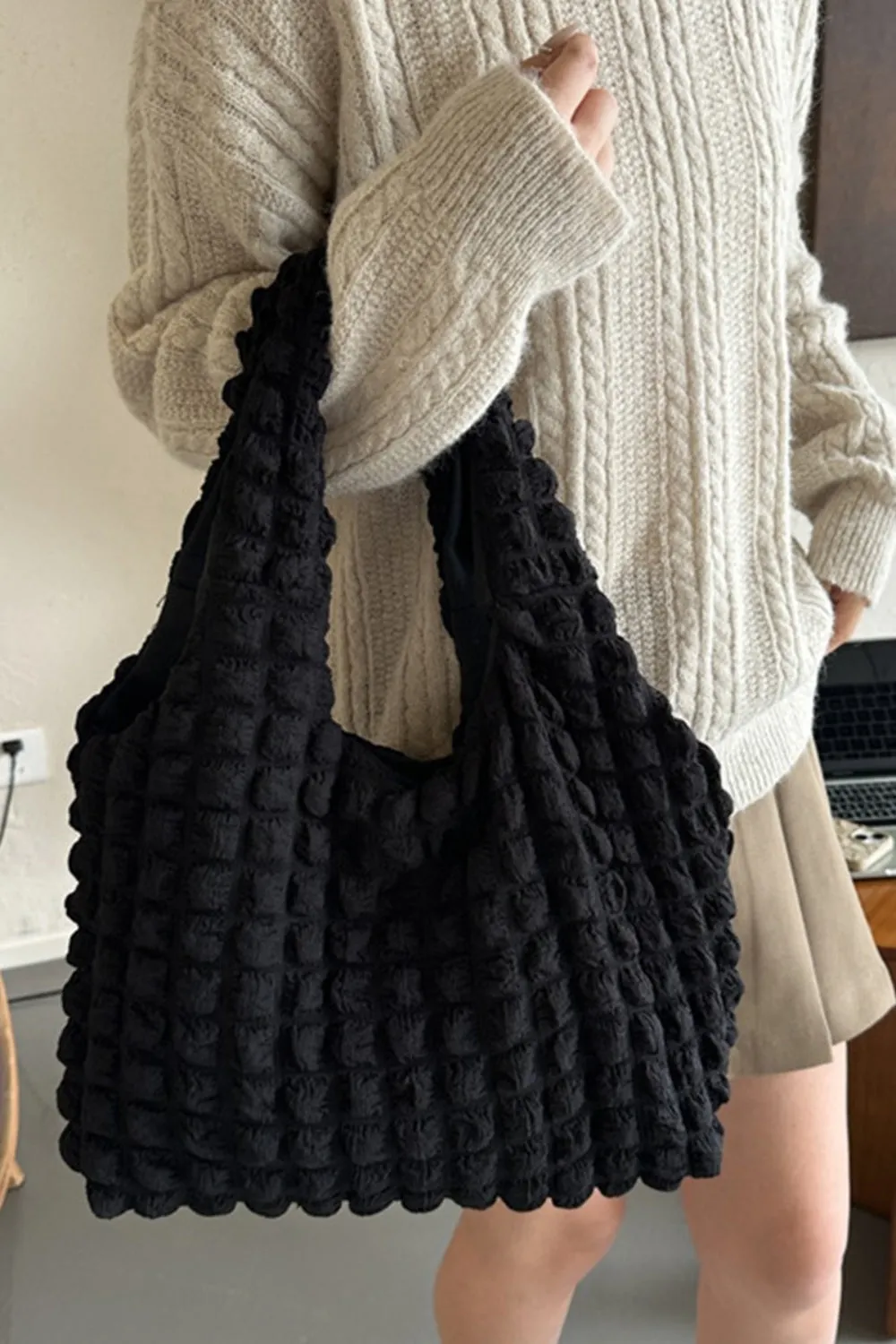 Tessa Cloud Puffy Shoulder Tote Bag