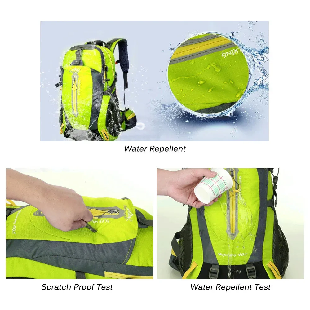 TOMSHOO Water Resistant 40 Litre Backpack