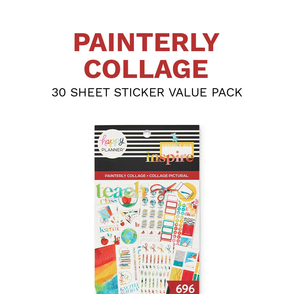 Value Pack Stickers - Painterly Collage