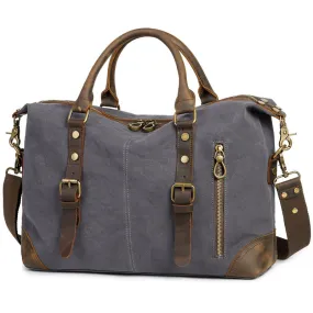 Vintage Canvas Shoulder Bag for Laptops and Outdoor Travel