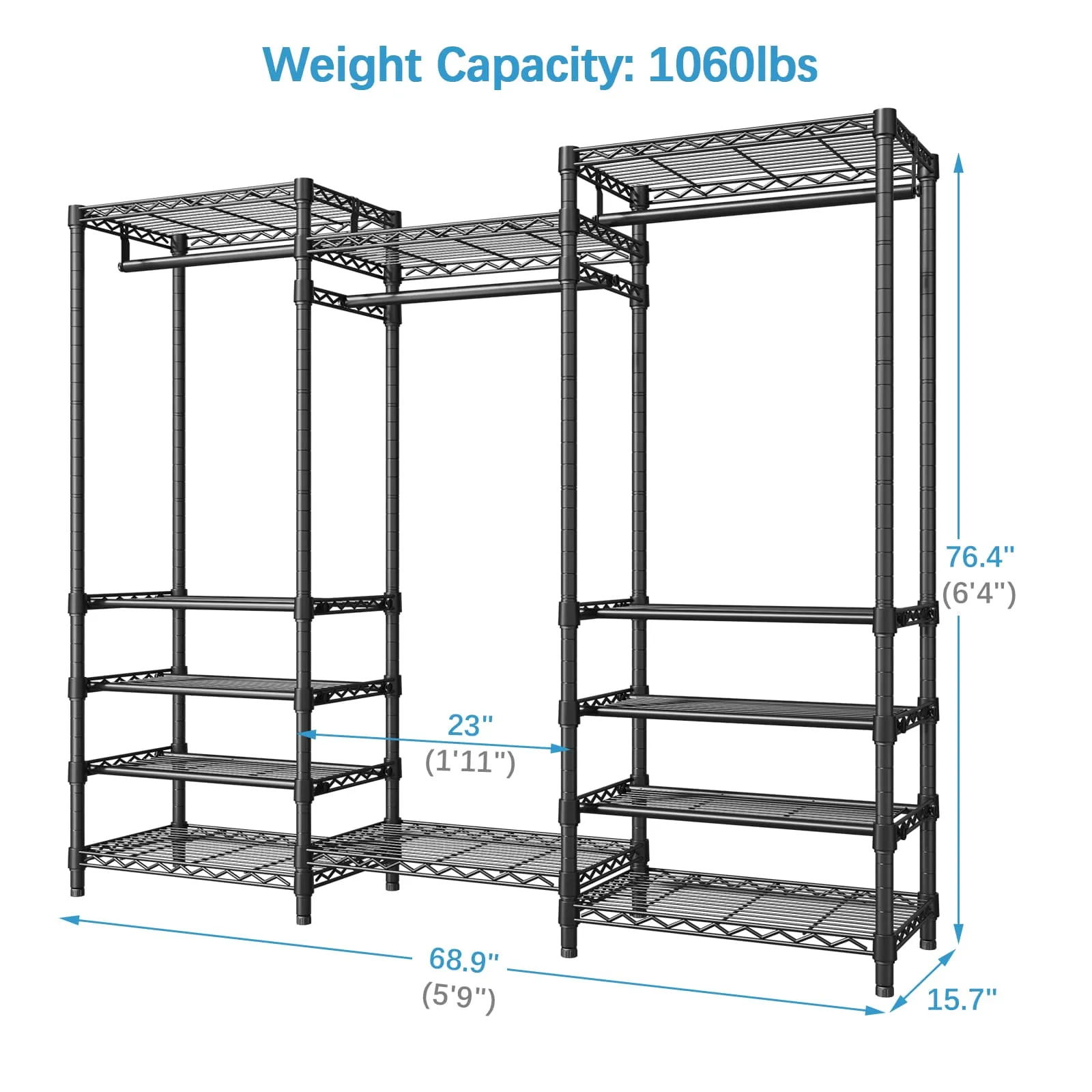 VIPEK S3i Garment Rack