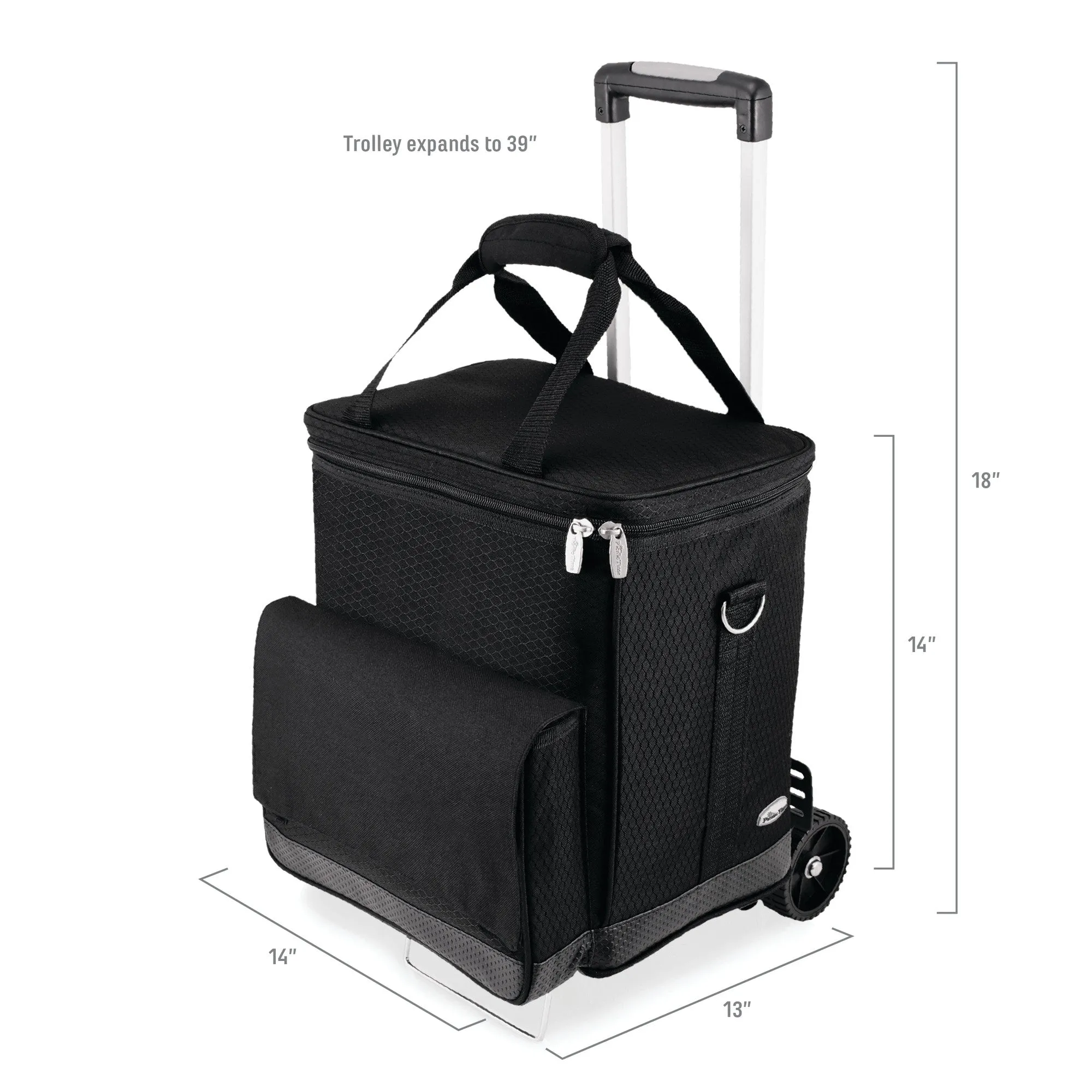 Washington Commanders - Cellar 6-Bottle Wine Carrier & Cooler Tote with Trolley