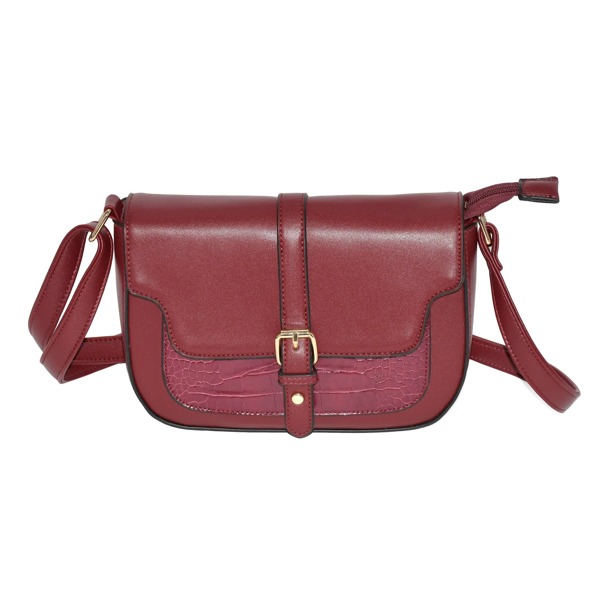 Women's Crossbody Bag With Front Flap