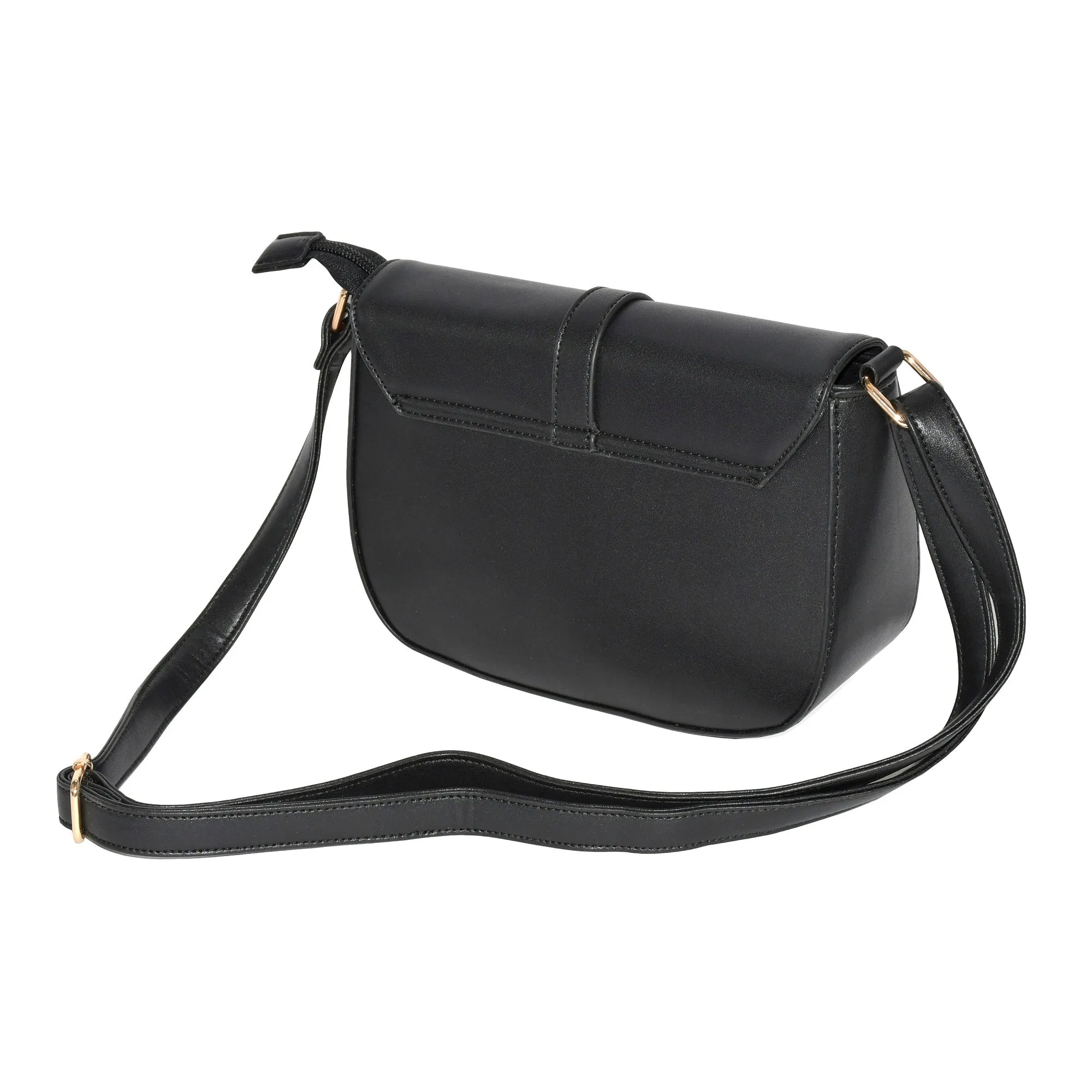 Women's Crossbody Bag With Front Flap