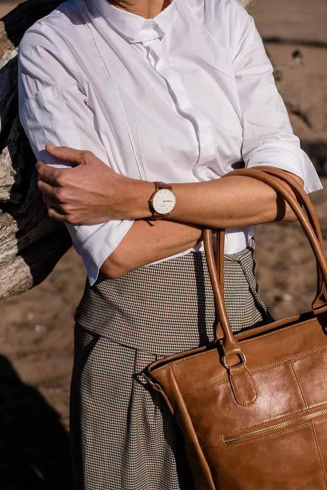 Zemp Casablanca 13” Tote | Chestnut